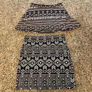 BUNDLE! Two Charlotte Russe mini skirts